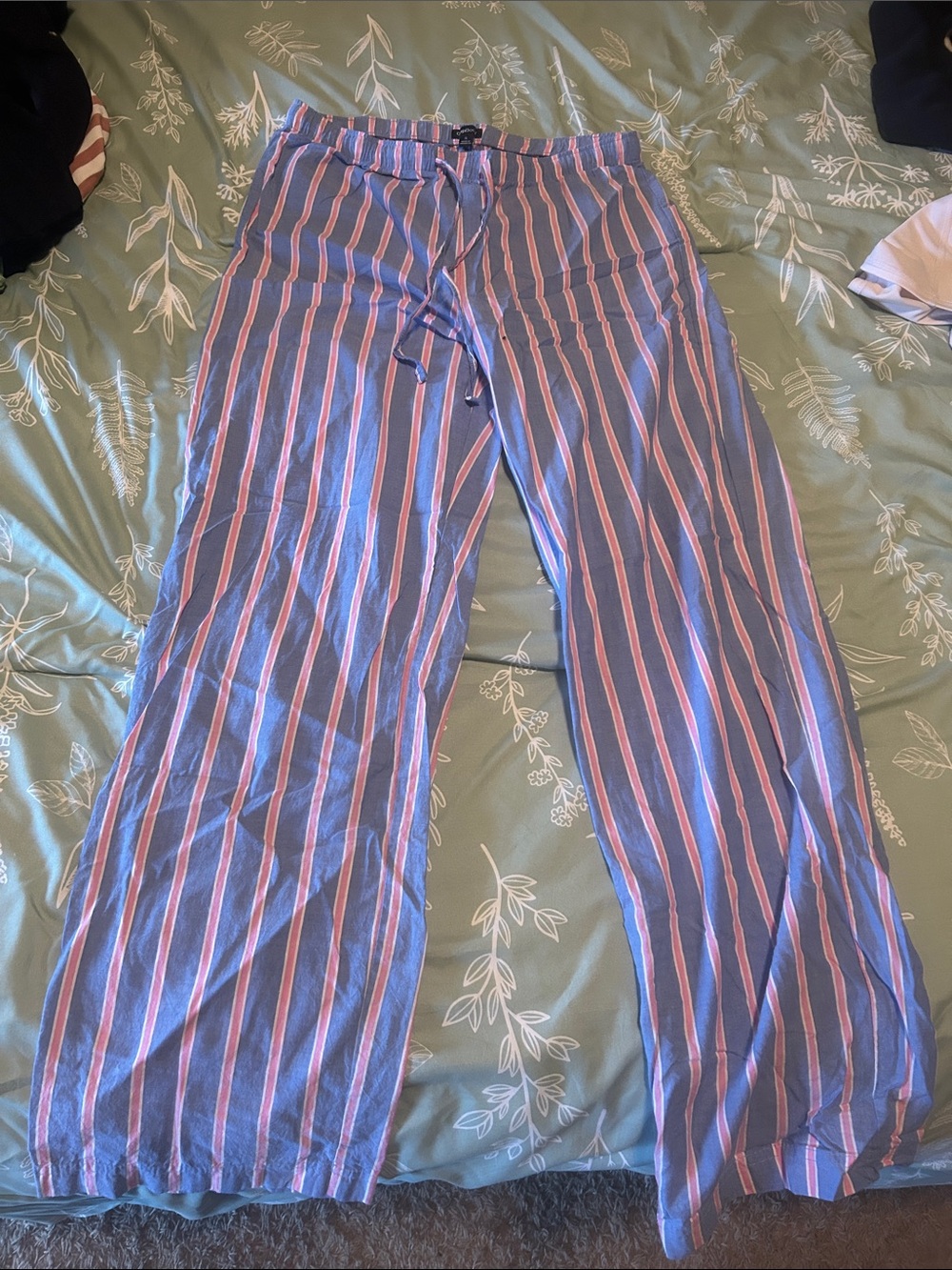 Blue & Pink Stripe Women’s Lounge Pants